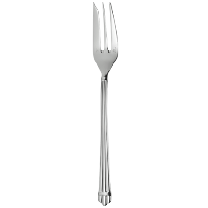 christofle serving fork aria  sterling silver 1