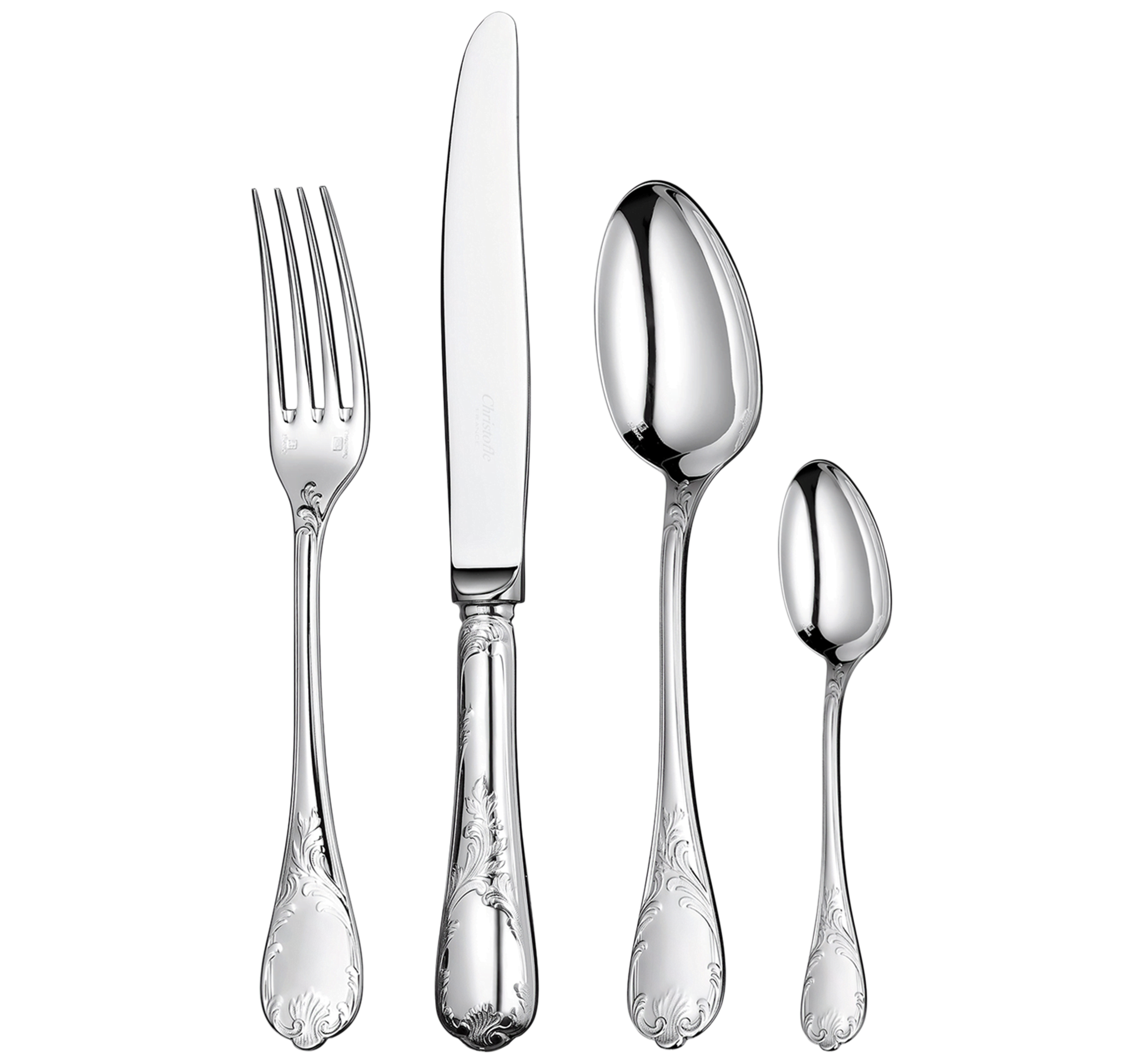 48-Piece Silver-Plated Flatware Set with Chest