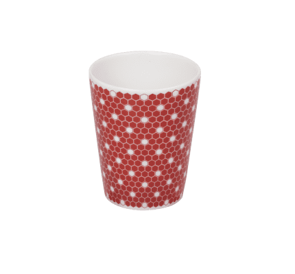 christofle espresso cup - red 2