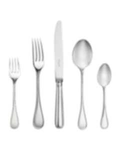 christofle individual place settings (5 pieces) albi  silver plated 1