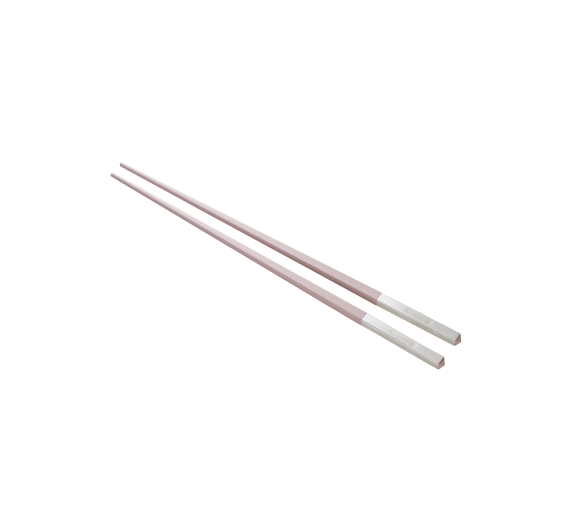 Silver-Plated Pink Japanese Chopsticks UNI Silver-Plated Pink Japanese Chopsticks UNI