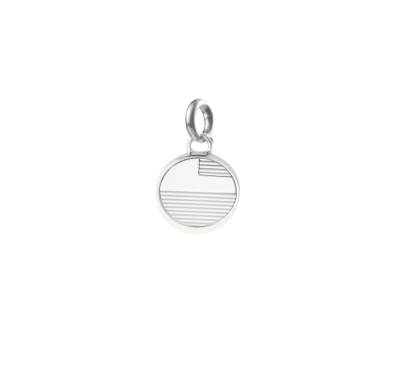 christofle sterling silver medal - ondulations 0