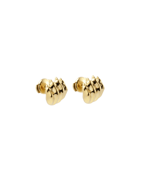 Sterling-Silver Gilded 24 carats Stud Earrings