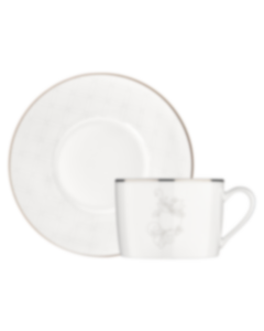 Tea cup and saucers Jardin d'Eden  Porcelain