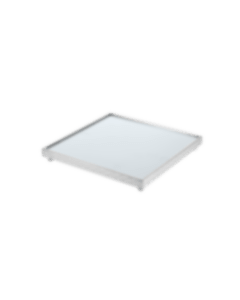 christofle silver-plated square tray surtout 0