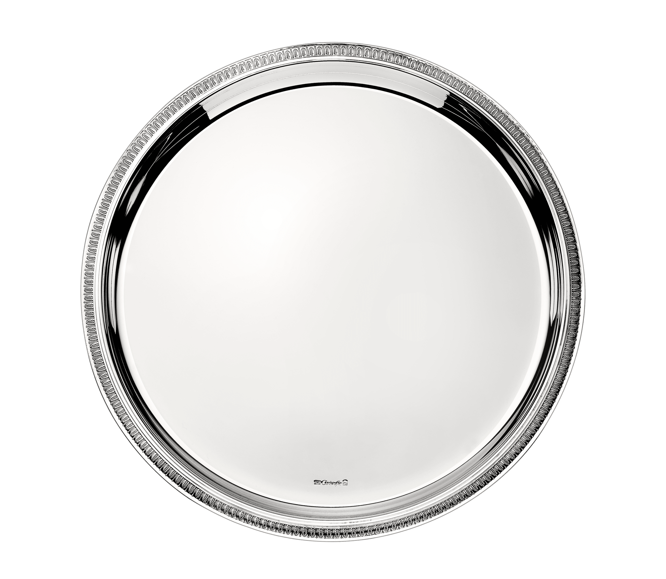 Christofle リーフ型皿 シルバー LOVE Graffiti Christofle Silver Plated Tray – Current Home NY
