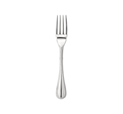 christofle fish fork perles 2  stainless steel 1
