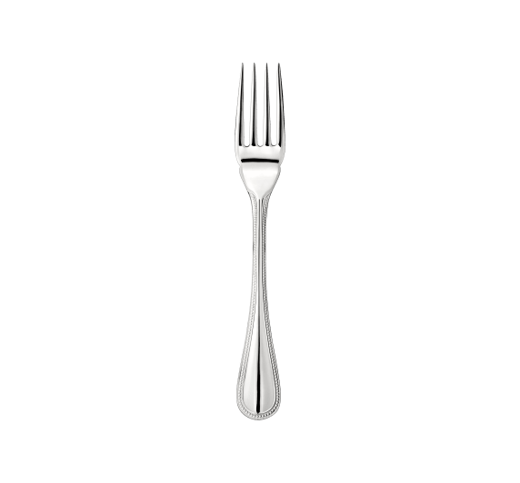 christofle fish fork perles 2  stainless steel 1