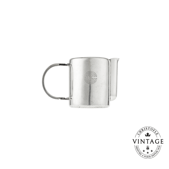 Vintage Silvered Cream Pitcher CGT - FRONT 