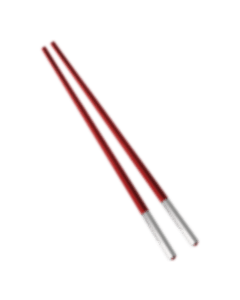 christofle pair of chinese chopsticks uni silver plated and resin 1