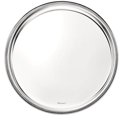 Round tray 39 cm Malmaison Silver plated