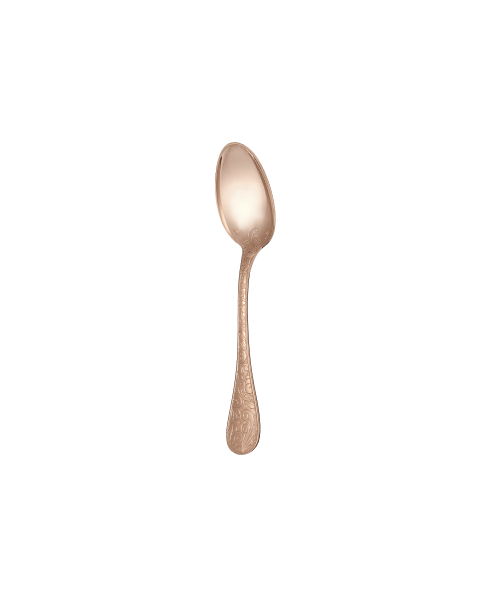 Gilded Rose Gold Dessert Spoon