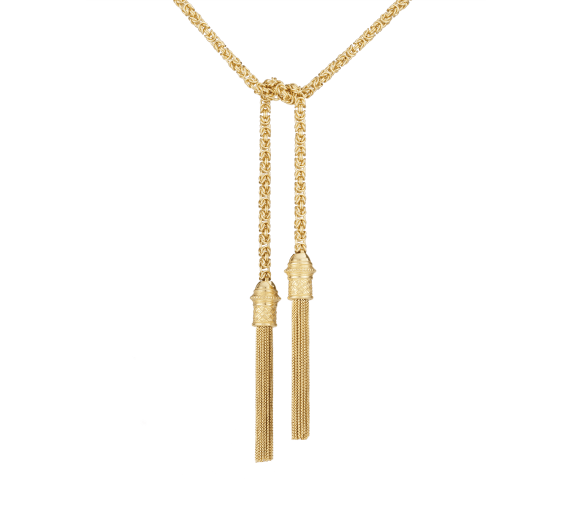 christofle sterling silver gilded 18 carats long necklace - belt 2