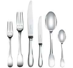 christofle flatware set for 6 people (36 pieces) cluny  silver plated 1