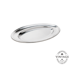 christofle vintage silvered oval plate oval plate - 17 in 1