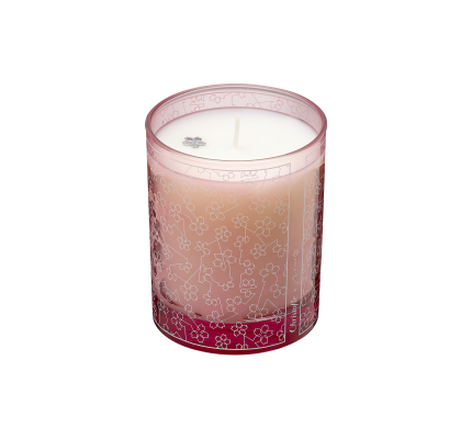Small Candle with flower decoration