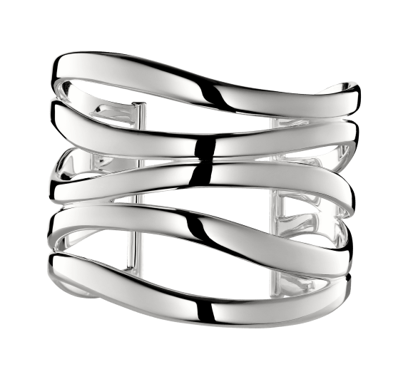 christofle cuff bracelet rivage  sterling silver 1