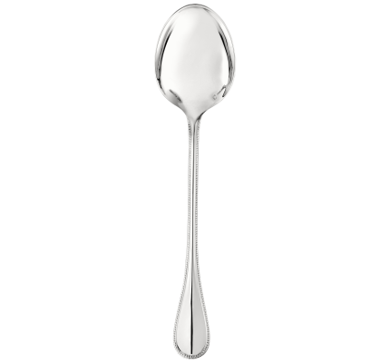 christofle serving spoon perles  sterling silver 1