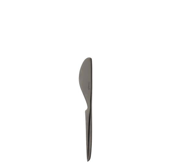christofle black stainless steel butter spreader 0