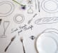 christofle tablecloth for 6 people - sarah espeute for christofle 2