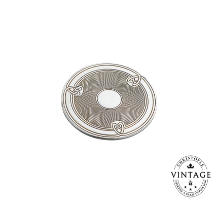 Glass Coaster, Silverware - Vintage