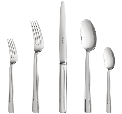 christofle flatware set for 6 people (36 pieces) hudson  stainless stee 1