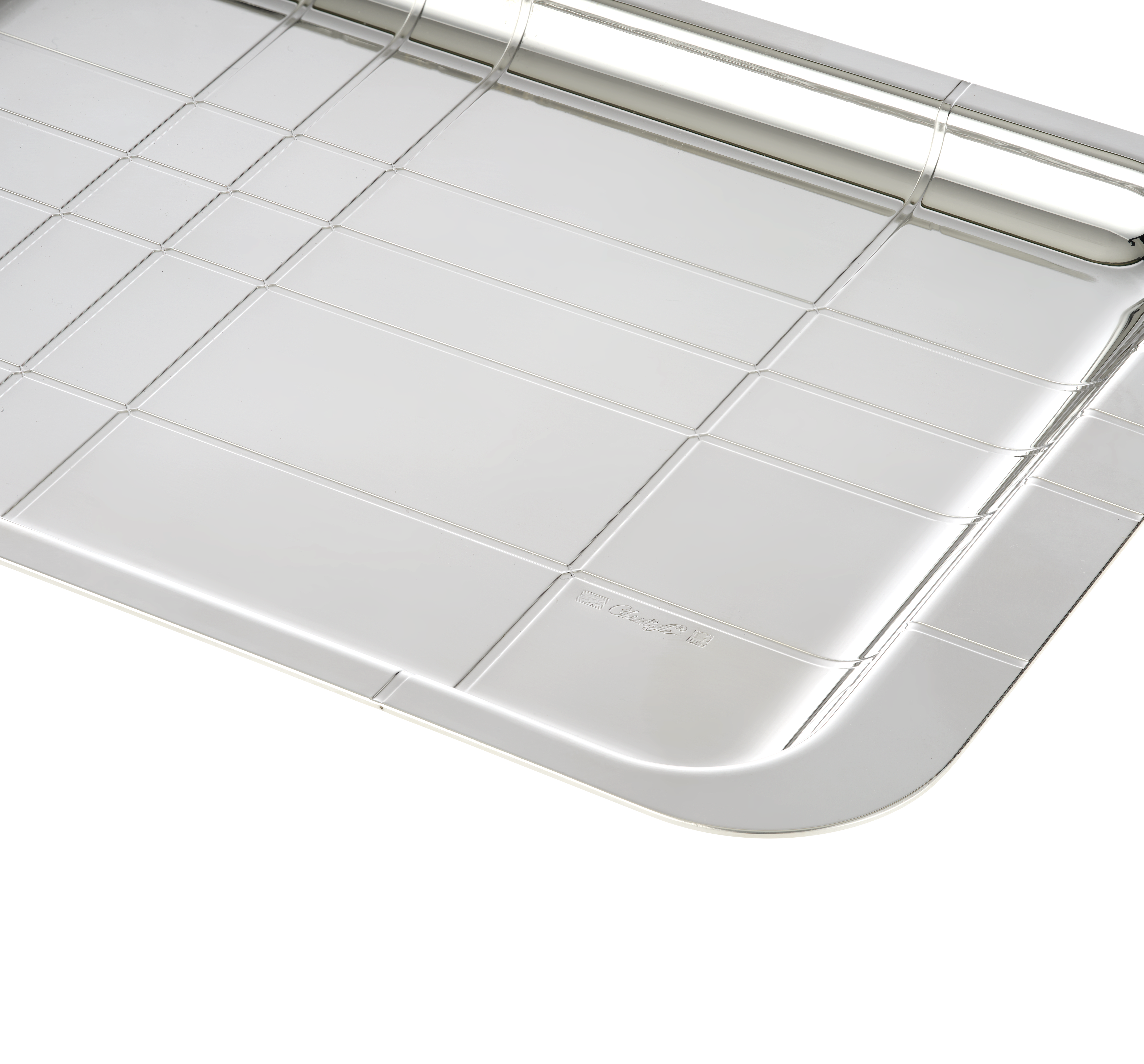 christofle silver-plated rectangular tray - 8 x 6 in 2