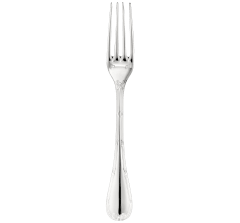 christofle standard dinner fork rubans  silver plated 1