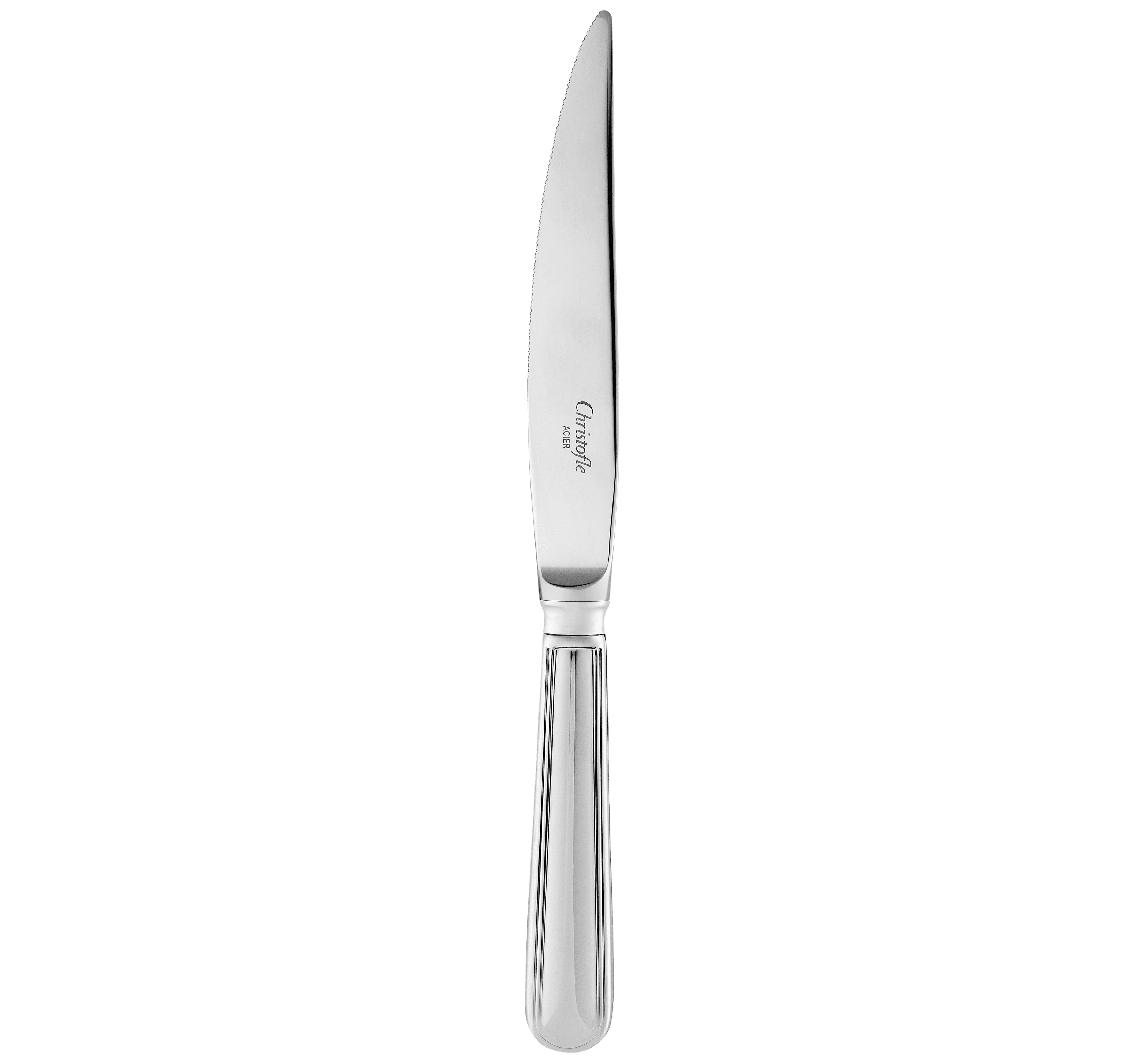 christofle couteau à steak en acier 1