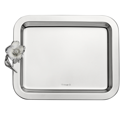 christofle small silver-plated tray 8 x 6 in 5