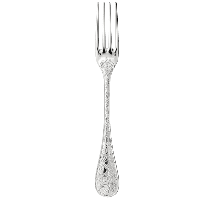 christofle Standard dinner fork Jardin d'Eden  Silver plated