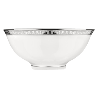 Porcelain Chinese Soup Bowl Gold finish Malmaison