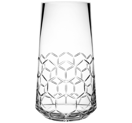 christofle crystal vase, large 1