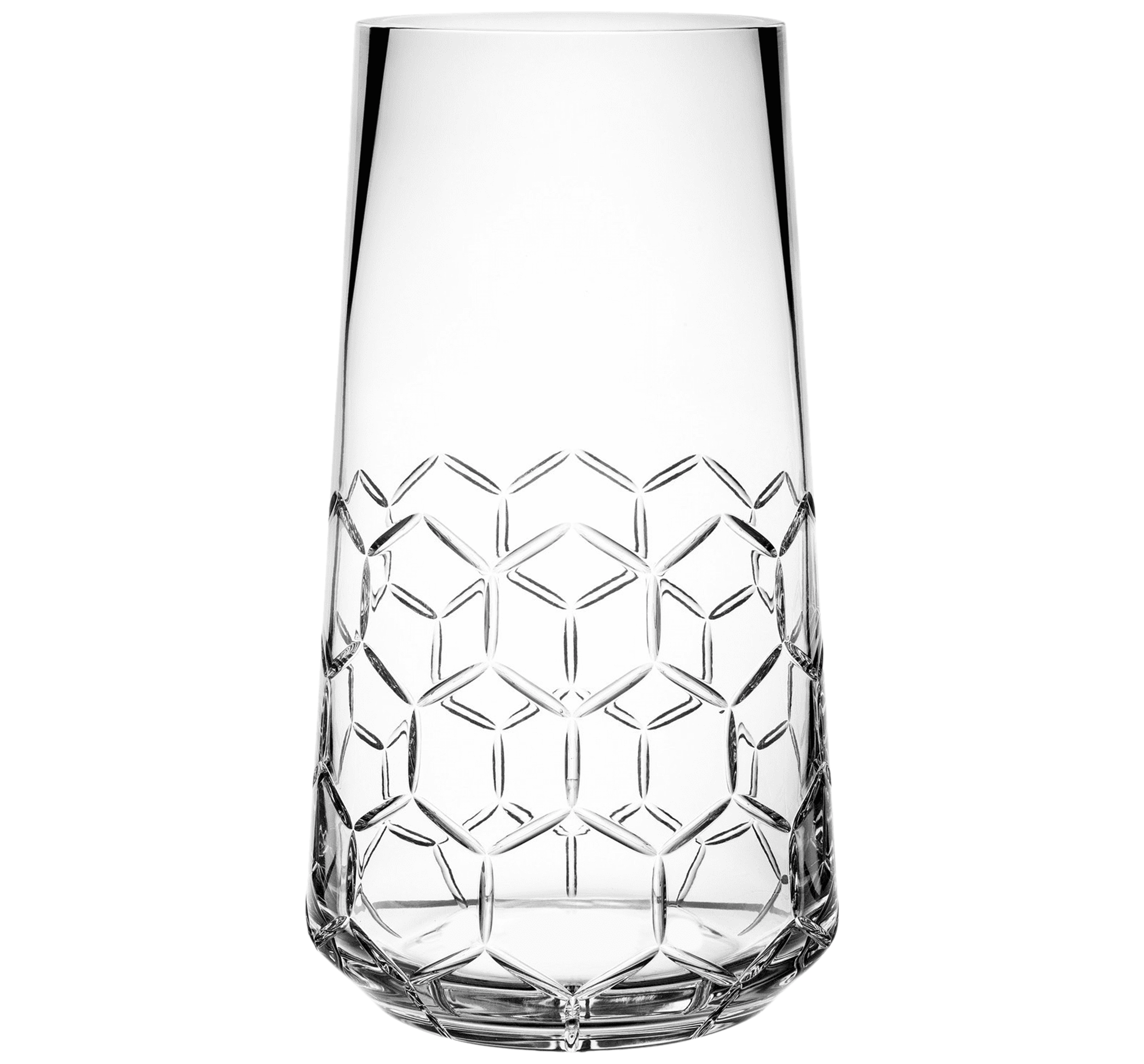 christofle crystal vase, large 1