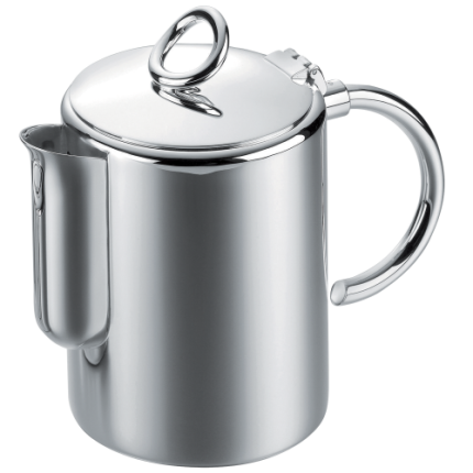 christofle hot beverage jug vertigo  silver plated 1