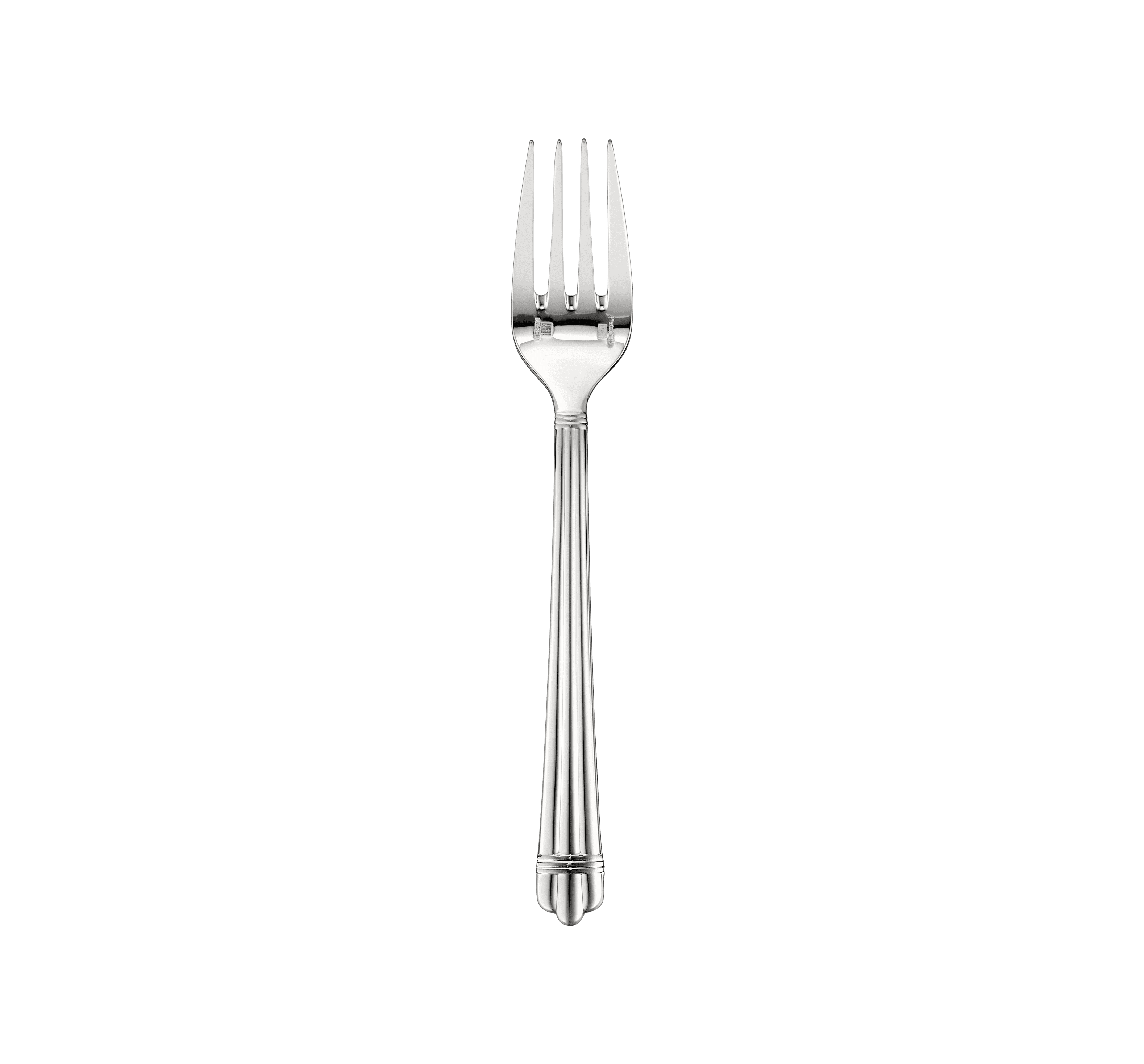 christofle fourchette à salade en métal argenté 1