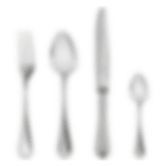 christofle 24-piece silver-plated flatware set with free chest 2
