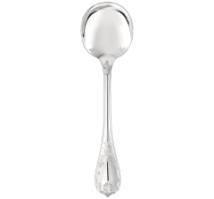 christofle cream soup spoon marly  silver plated 0