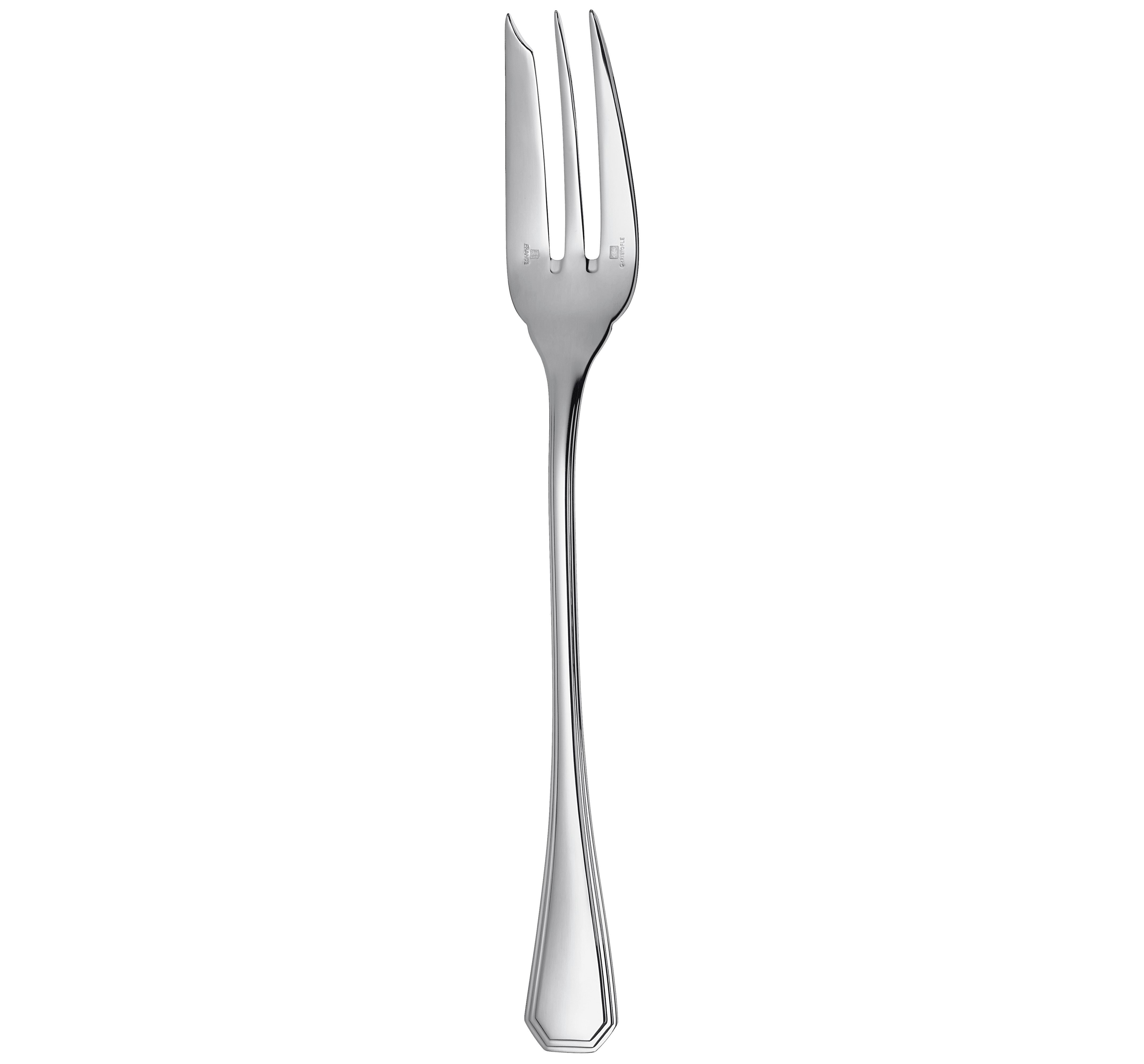 christofle serving fork america  silver plated 3