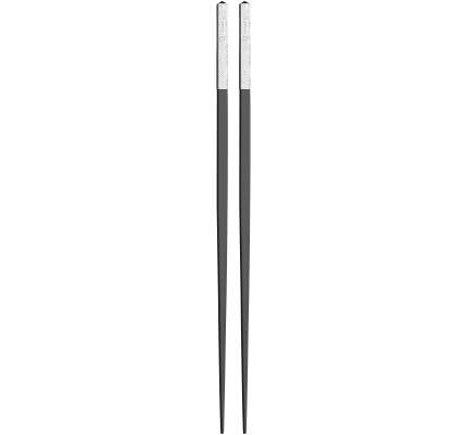 christofle pair of japanese chopsticks jardin d'eden  silver plated 3