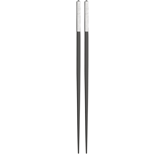 christofle pair of japanese chopsticks jardin d'eden  silver plated 3