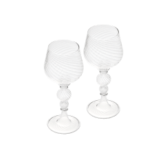 christofle set of 2 white wine glasses 0