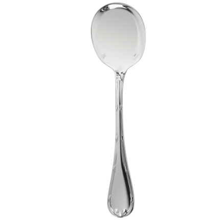 christofle silver-plated cream soup spoon  1