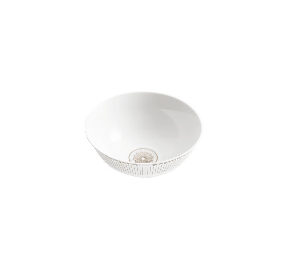 christofle porcelain chinese rice bowl platinum finish 1
