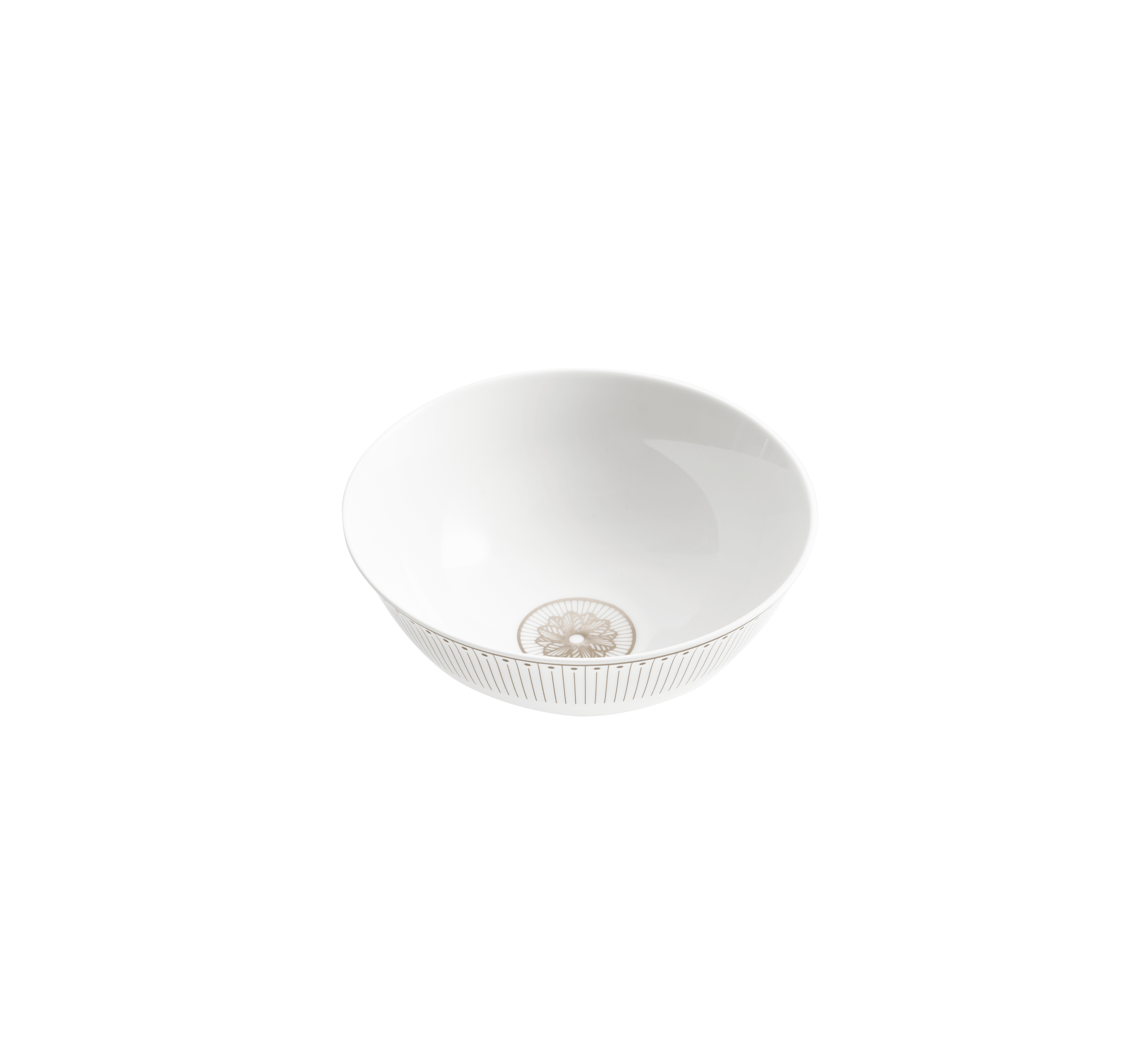 christofle porcelain chinese rice bowl platinum finish 1