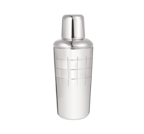 Shaker Graphik Silver plated