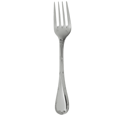 christofle salad fork rubans  silver plated 1