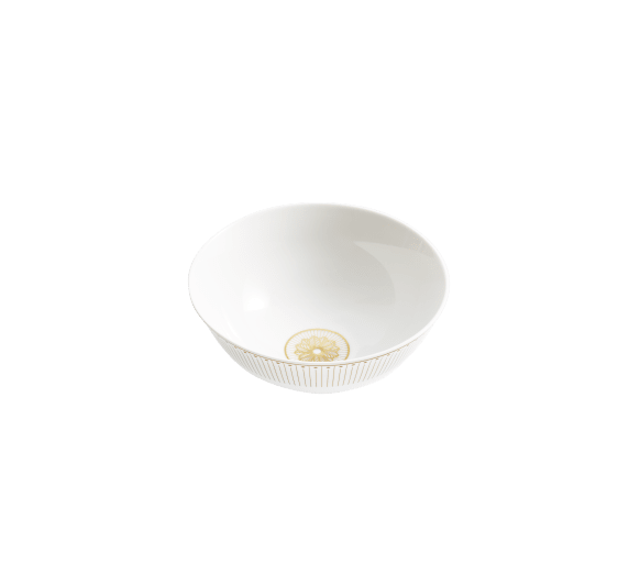 christofle porcelain chinese rice bowl gold finish 1