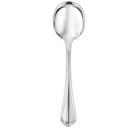 christofle silver-plated cream soup spoon  3
