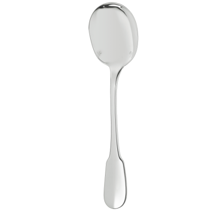 christofle silver-plated cream soup spoon  1